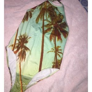 One piece bathing suit